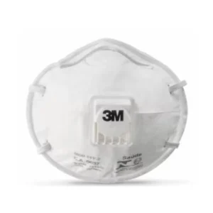 3M — Respirador descartável branco com válvula — modelo visual A