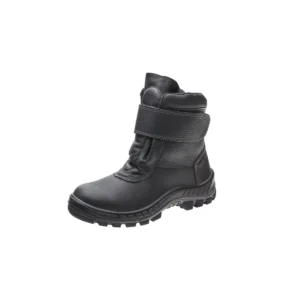 Marluvas — Bota preta cano médio com velcro — modelo visual