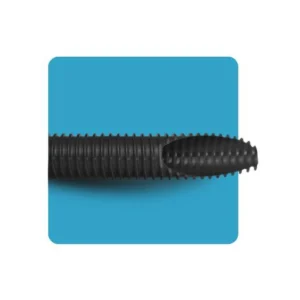 Kanaflex — Mangueira / tubo corrugado preto — modelo visual C